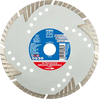 PFERD Diamantwerkzeuge für die Bauindustrie DG 178 x 2,5 x 22,23 SG