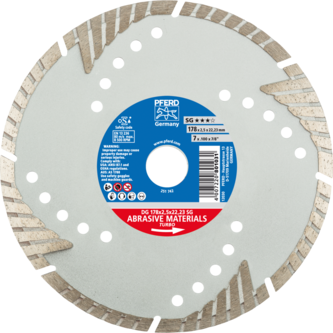 PFERD Diamantwerkzeuge für die Bauindustrie DG 178 x 2,5 x 22,23 SG