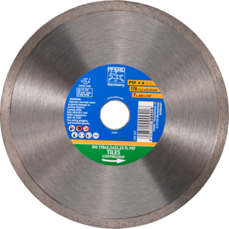 PFERD Diamantwerkzeuge für die Bauindustrie DG 178 x 2,2 x 22,23 FL PSF