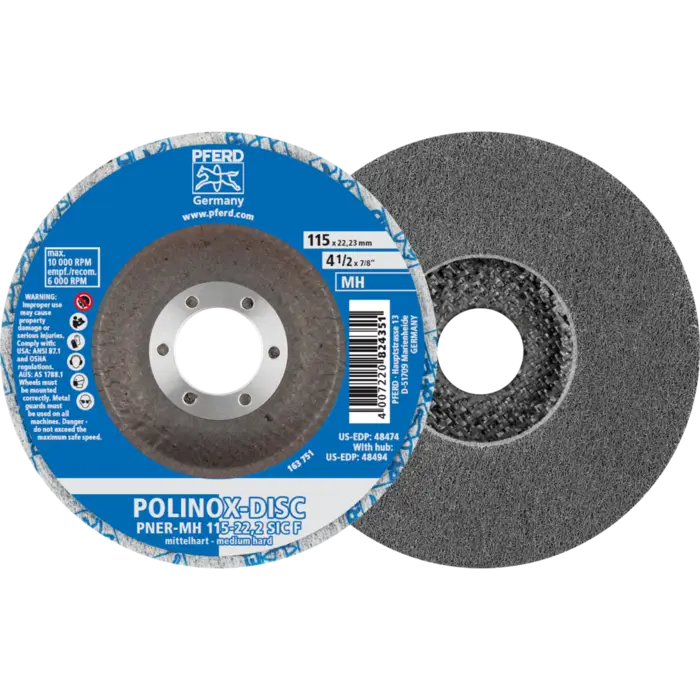PFERD Vlieswerkzeuge DISC PNER-MH 115-22,2 SiC F