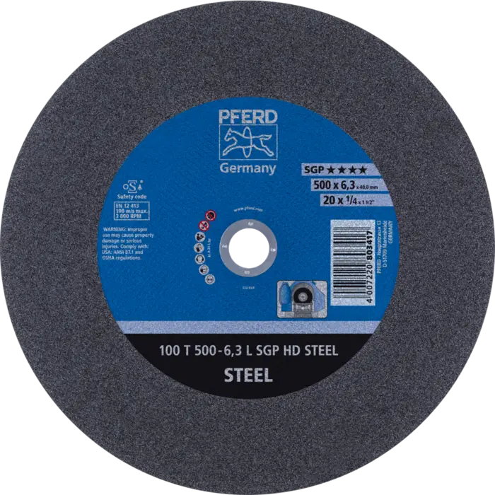 PFERD HEAVY DUTY SGP bis ? 2000 mm 100 T 500-6,3 L SGP HD STEEL/40,0