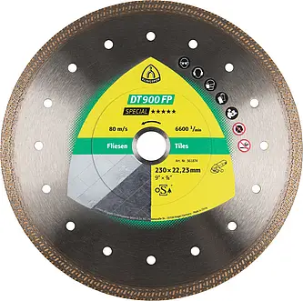 Klingspor - DT 900 FP Diamanttrennscheibe, 115 x 1,4 x 22,23 mm 1,4 x 10 mm, profilierter Schneidrand