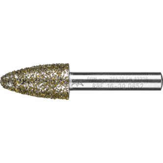PFERD Dia.- und CBN-Schleifwerkzeuge Galvanik DRBF-N 16-30/8 D 852