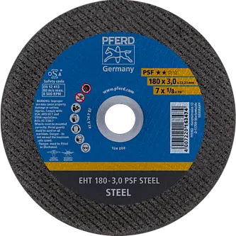 PFERD Trennscheiben EHT 180-3,0 PSF STEEL