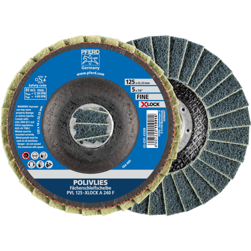 PFERD Vlieswerkzeuge PVL 125-X-LOCK A 240 F