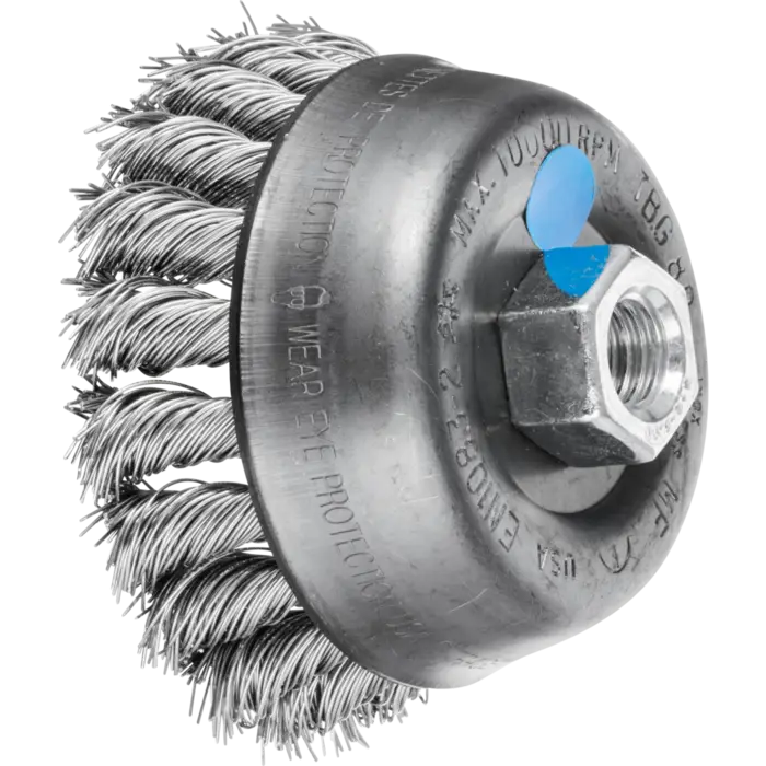 PFERD Topfbürsten mit Gewinde TBG 80/M14 INOX 0,50