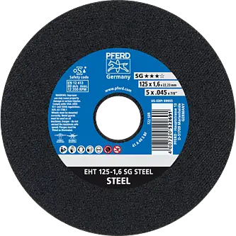 PFERD Trennscheiben EHT 125-1,6 SG STEEL