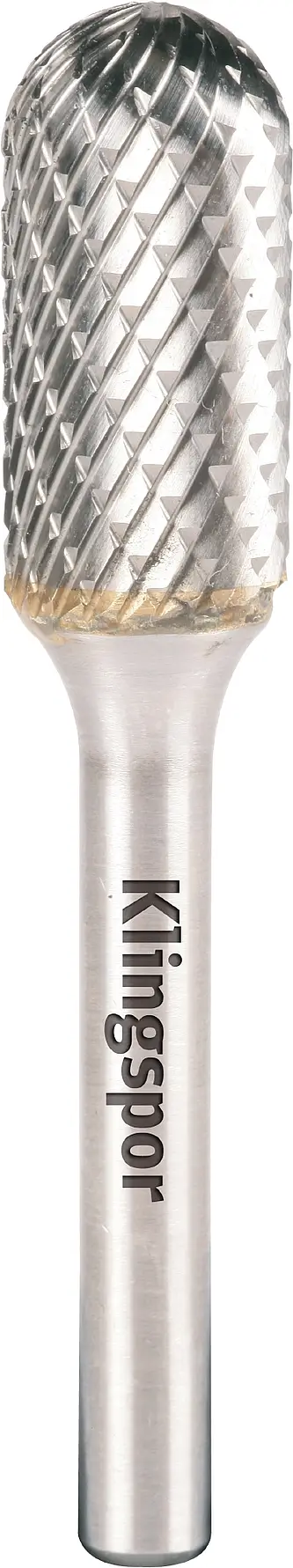 Klingspor - HF 100 C Hartmetallfräser, 8 x 19 x 6 mm Spezialverzahnung Inox