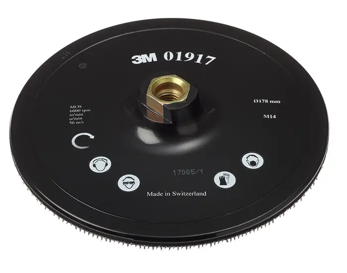 3M Haftstützteller DH-AC ohne Zentrierung, 115 mm, M14-Aufnahme