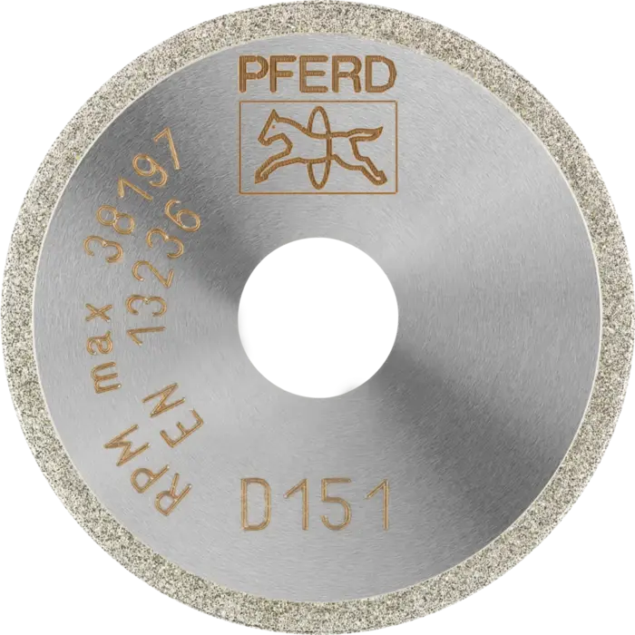 PFERD Dia.- und CBN-Trennwerkzeuge Galvanik D1A1R 40-1-10 D 151 GAD