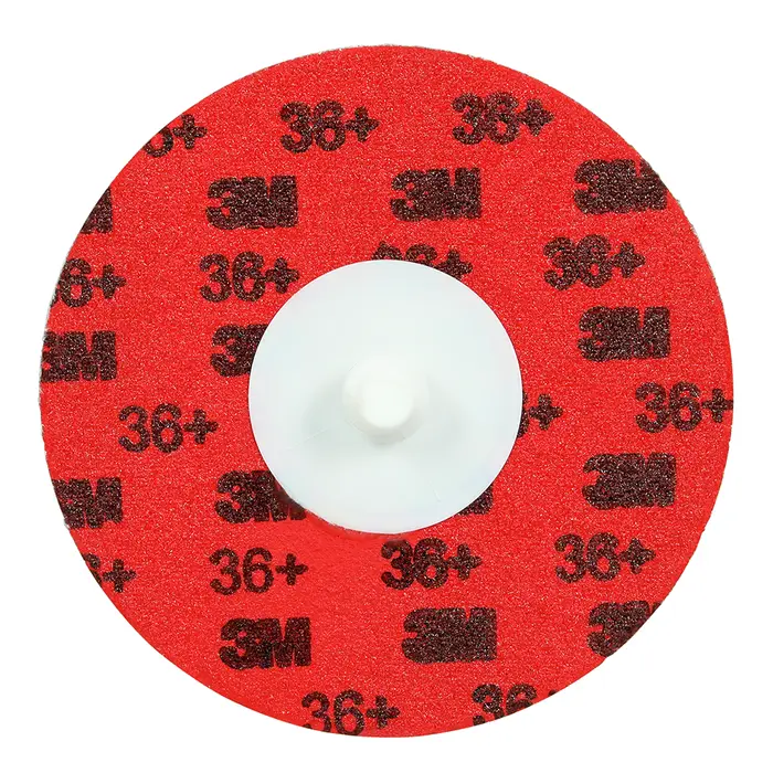 3M Roloc Langlebige Kantenscheibe 767F, 36+ YF-Trägermaterial, TR, kastanienbraun, 101,6 mm, Die R400BB, 25/Karton, 100 Stück/Packung