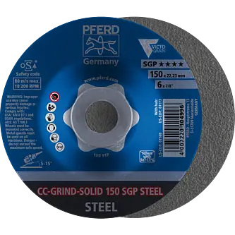 PFERD CC-GRIND (inkl. SOLID, FLEX, STRONG) CC-GRIND SOLID 150 SGP STEEL