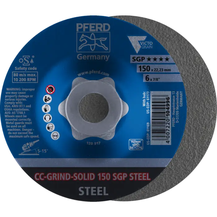 PFERD CC-GRIND (inkl. SOLID, FLEX, STRONG) CC-GRIND SOLID 150 SGP STEEL