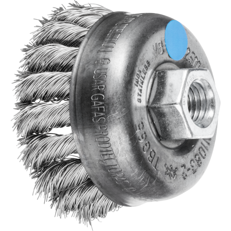 PFERD Topfbürsten mit Gewinde TBG 65/M14 INOX 0,35