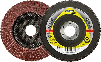 Klingspor - SMT 314 Schleifmopteller, 125 x 22,23 mm Korn 60 gewölbt