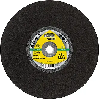 Klingspor - A 924 R Großtrennscheibe, 305 x 4 x 25,4 mm gerade