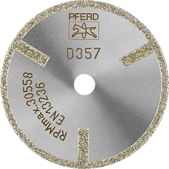 PFERD Dia.- und CBN-Trennwerkzeuge Galvanik D1A1R 50-2-6 D 357 GAG