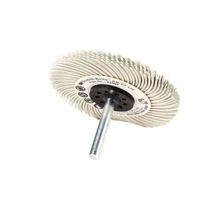 Scotch-Brite Bristle Disc BB-ZS mit Schaft, weiß, 76,2 mm, P120, Typ C