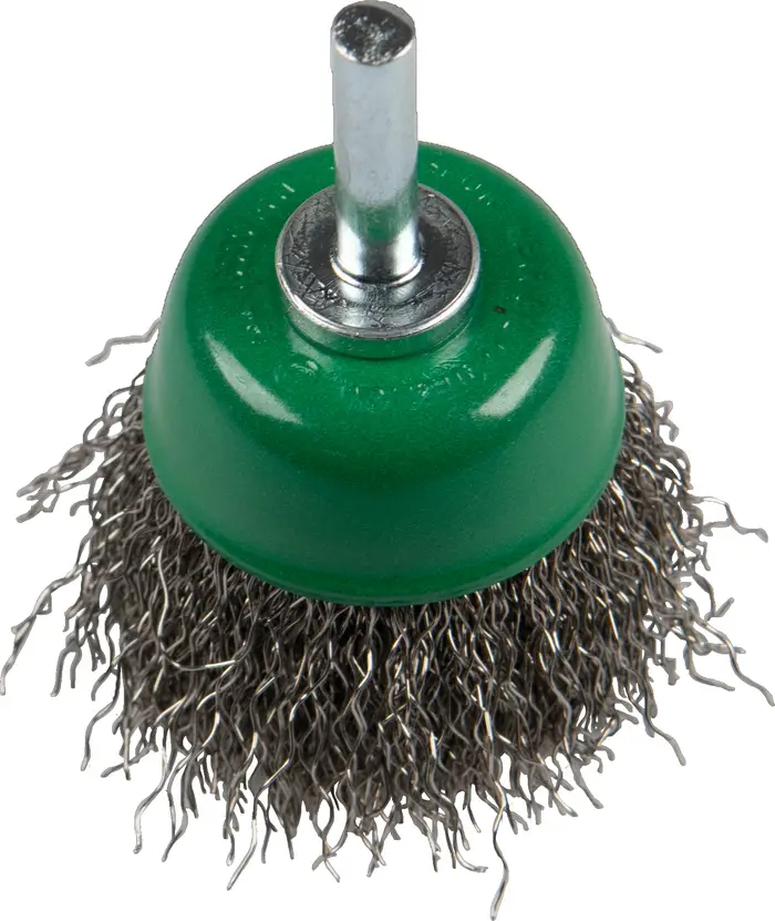 Klingspor - BTS 600 W Topfbürste mit Schaft, 50 x 6 mm 0,3 Edelstahl