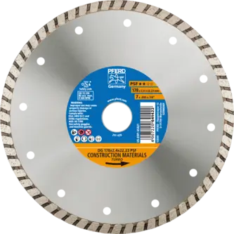 PFERD Diamantwerkzeuge für die Bauindustrie DG 178 x 2,4 x 22,23 PSF