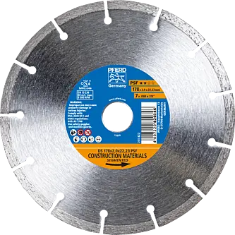 PFERD Diamantwerkzeuge für die Bauindustrie DS 178 x 2,0 x 22,23 PSF