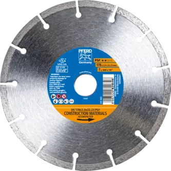PFERD Diamantwerkzeuge für die Bauindustrie DS 178 x 2,0 x 22,23 PSF