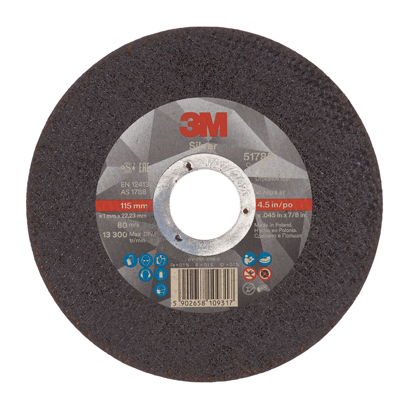 3M Silver Trennscheibe, T41, 115 mm x 1,0 mm x 22 mm