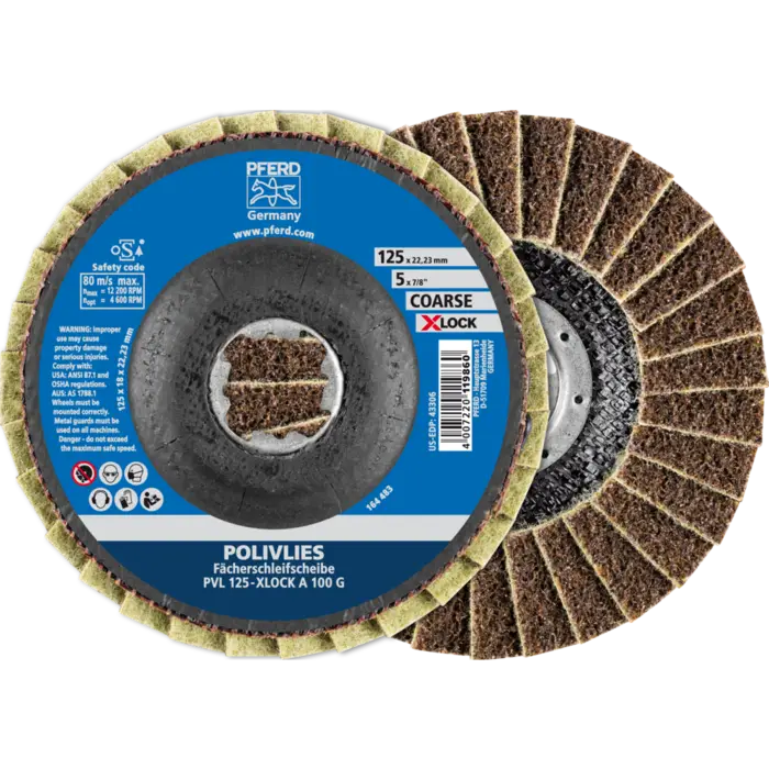 PFERD Vlieswerkzeuge PVL 125-X-LOCK A 100 G