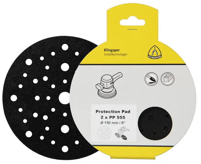 Klingspor - Protection pad PP 555, 125 mm, SB-verpackt im Reiter