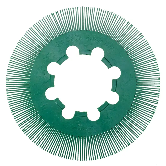 Scotch-Brite Radial Bristle Brush BB-ZB Einzelsegment, grün, 203 mm, P50, Typ S (Nachfüllpackung)