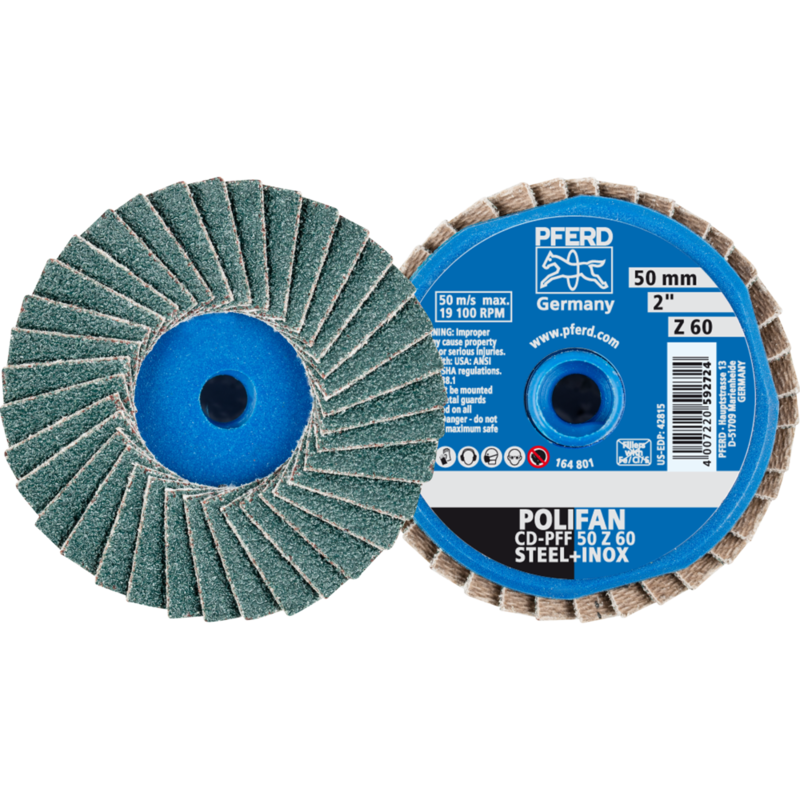 PFERD COMBIDISC-Schleifwerkzeuge CD PFF 50 Z 60