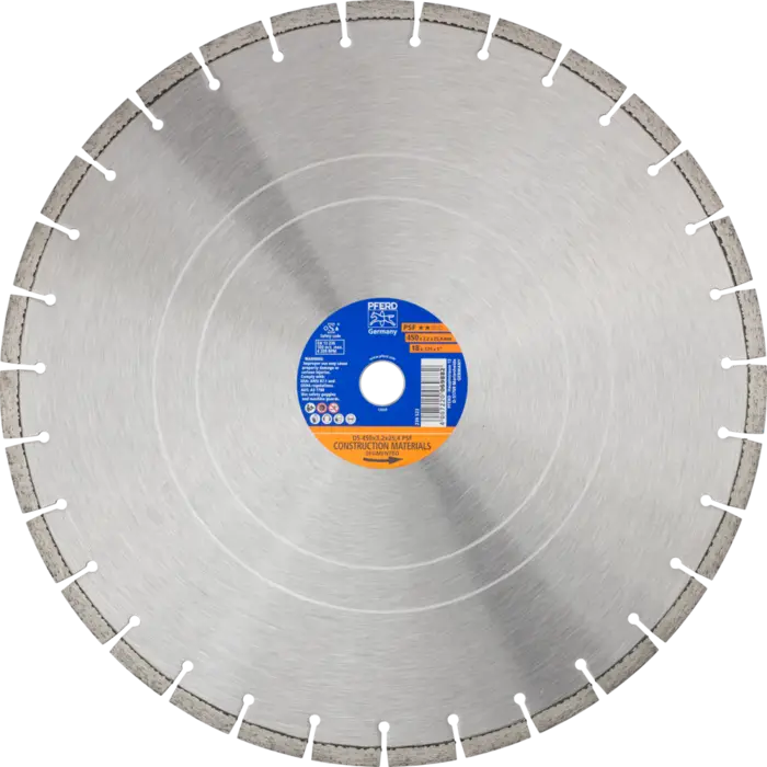 PFERD Diamantwerkzeuge für die Bauindustrie DS 450X3,2X25,4 PSF