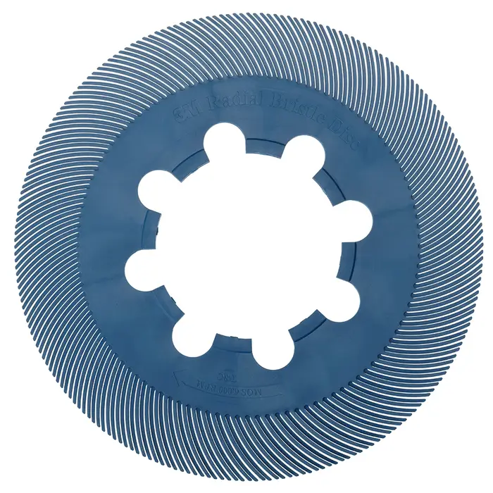 Scotch-Brite Radial Bristle Brush BB-ZB Einzelsegment, blau, 152,4 mm, P400, Typ C (Nachfüllpackung)