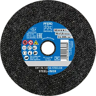 PFERD Trennscheiben EHT 76-1,0 SG STEELOX/10,0