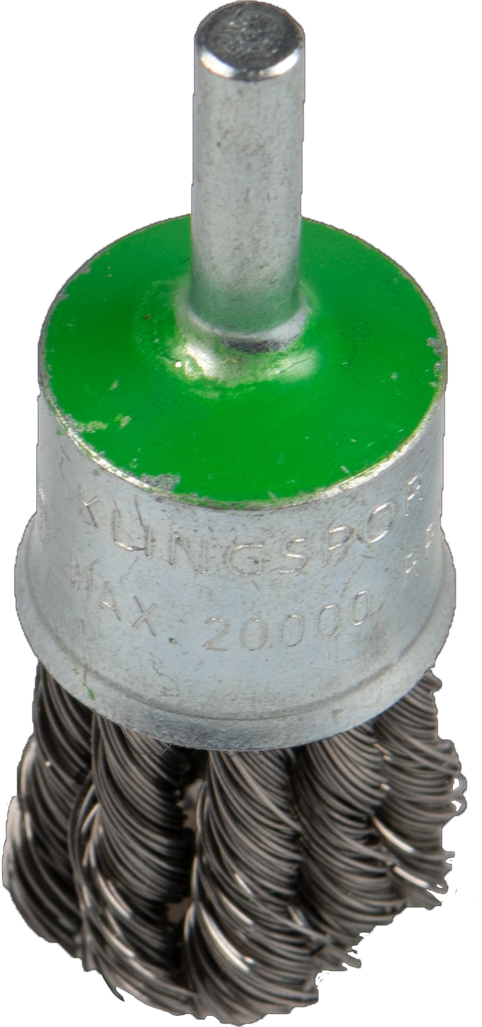 Klingspor - BPS 600 Z Pinselbürste gezopft Anzahl Reihen 1, 22 x 6 mm 0,35 Edelstahl